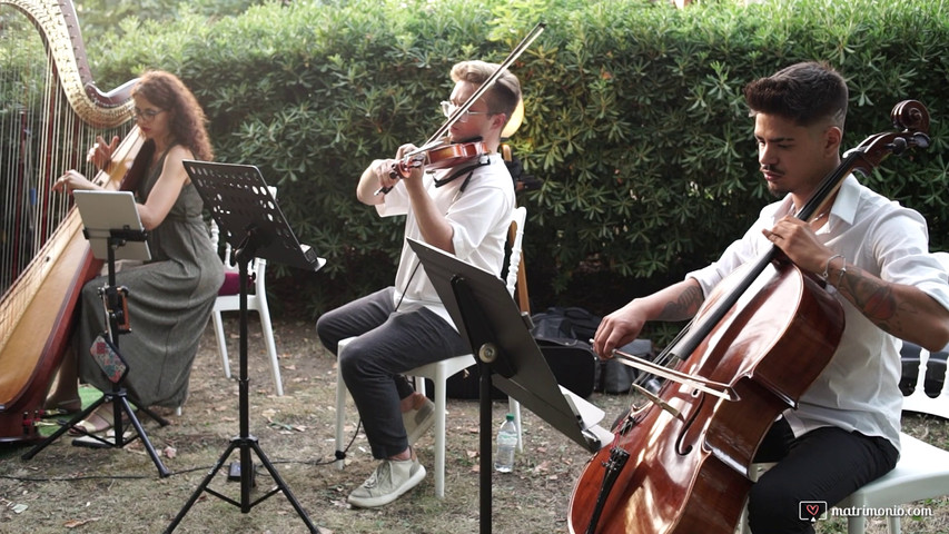 Trio violino, violoncello e arpa