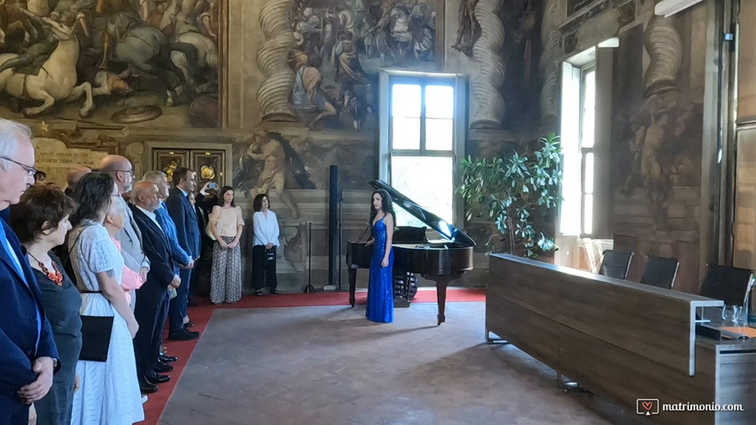 Festa nazionale francese al Castello del Valentino - Inni italiano, francese, europeo