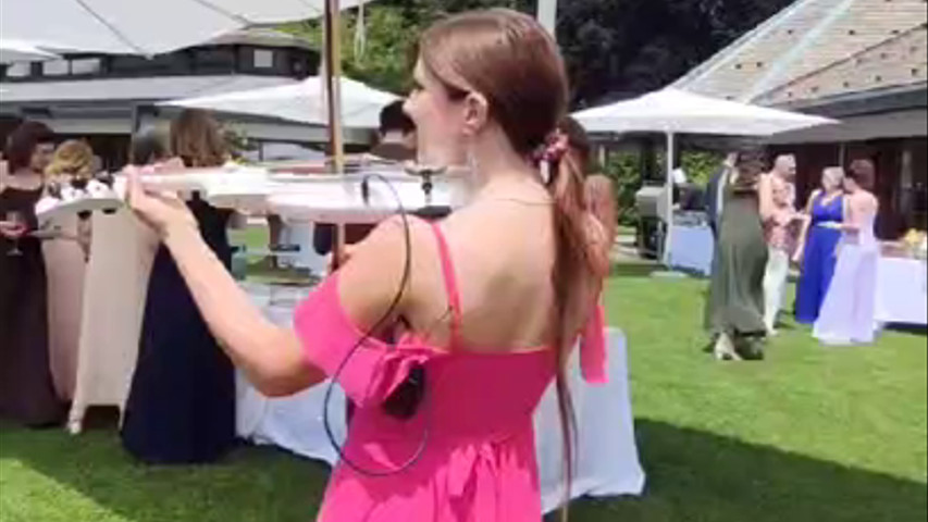 Aperitivo con violino elettrico