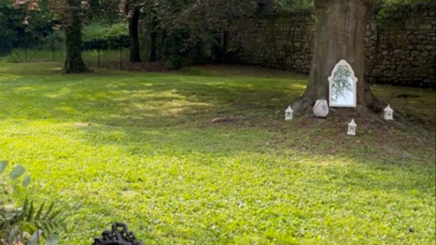 Allestimento nel parco di Villalara 