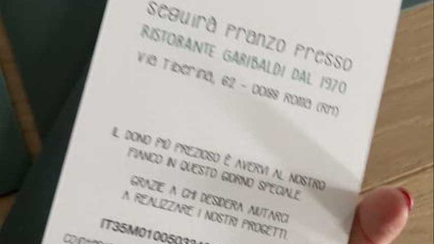 Partecipazione Modello Segnalibro