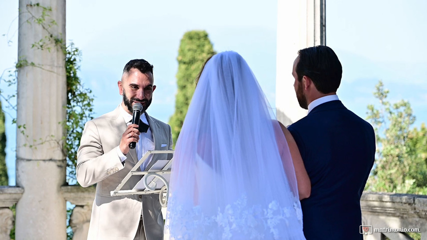 Wedding officiant - Garda Lake - Villa Cortine Palace