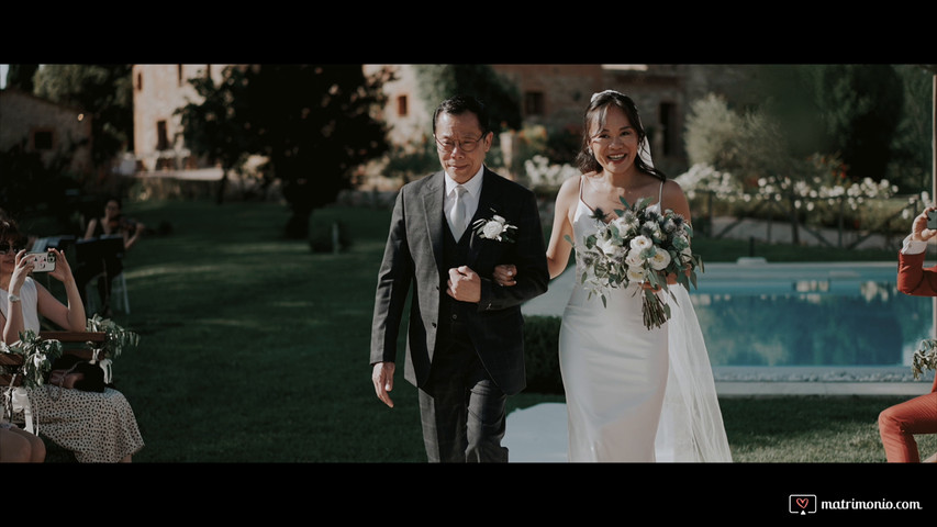 Peter and Joanne Wedding video trailer in Tuscany 