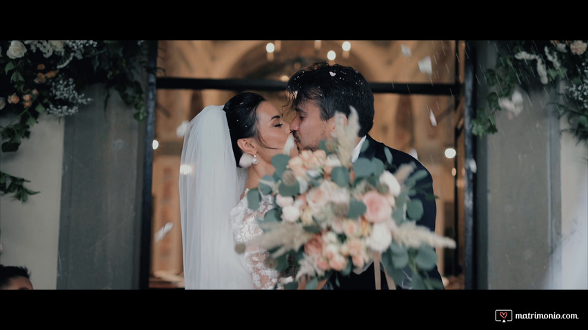 Francesca and Giovanni Wedding video trailer in Tuscany