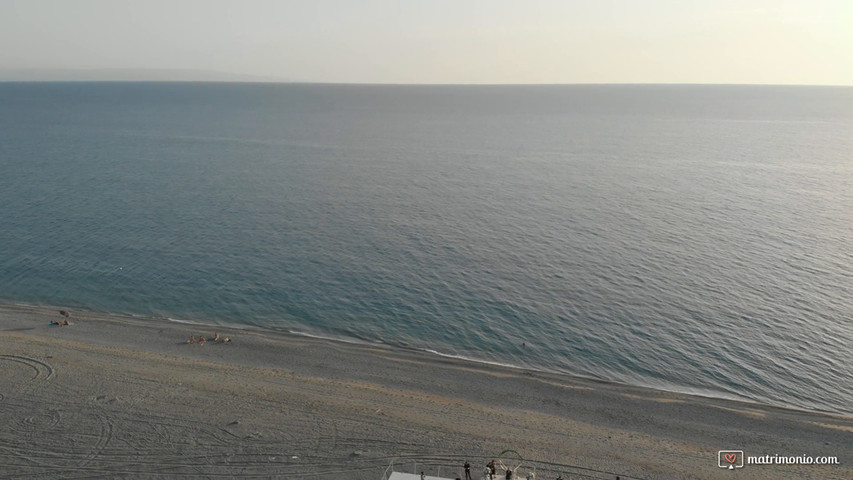 Beach wedding in Calabria