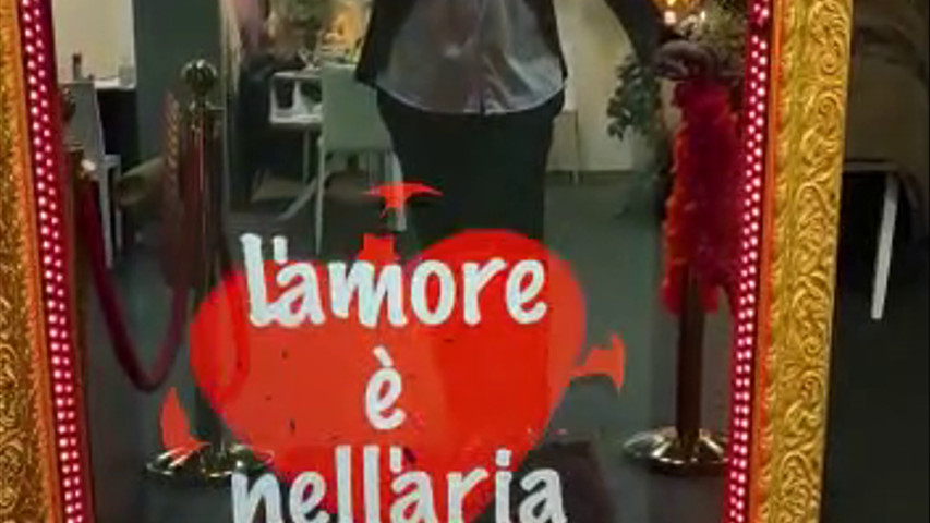 Specchio magico selfie photoboot