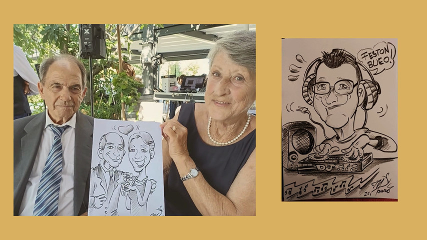 Caricature bomboniere