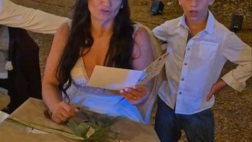 Consegna per il matrimonio di Nunzia e Federico 