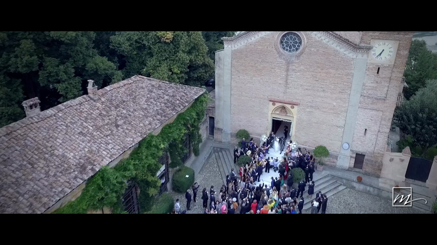 Castello di rivalta trebbia riprese aeree con drone