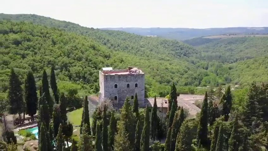 Vista Aerea Castello di Tornano