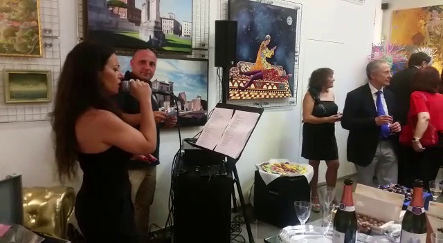 Serata privata a Roma - Via Margutta presso la Galleria D'arte