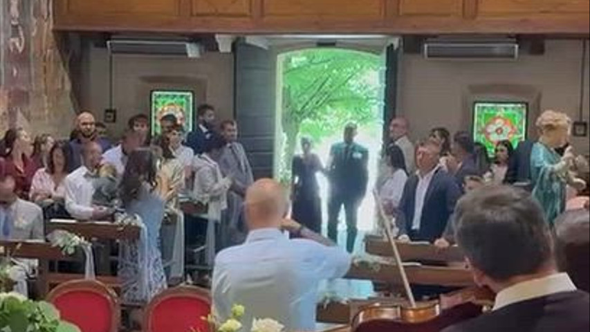 Violino e organo cerimonia religiosa 