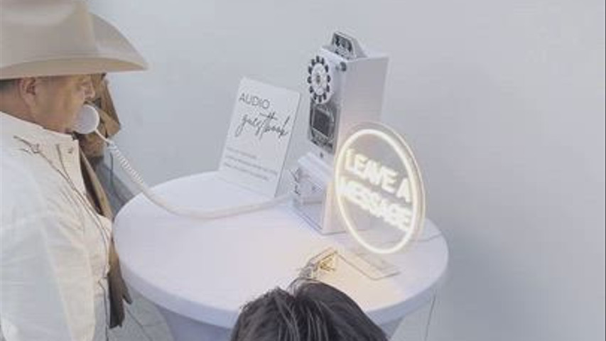 guest book videomessaggio telephone