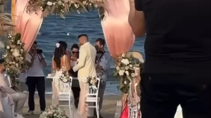 Celebrazione in spiaggia 