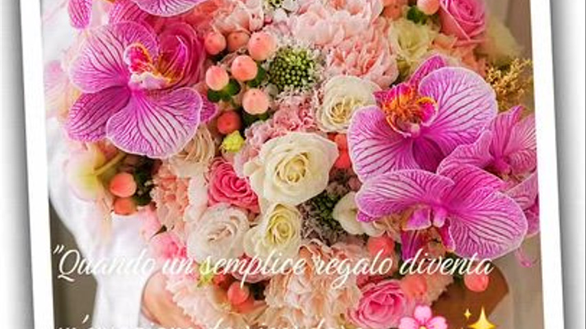 Bouquet moderno nei toni del rosa