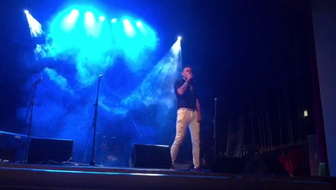 Daniele Parenti Flash canta il suo inedito Tutto in un Momento