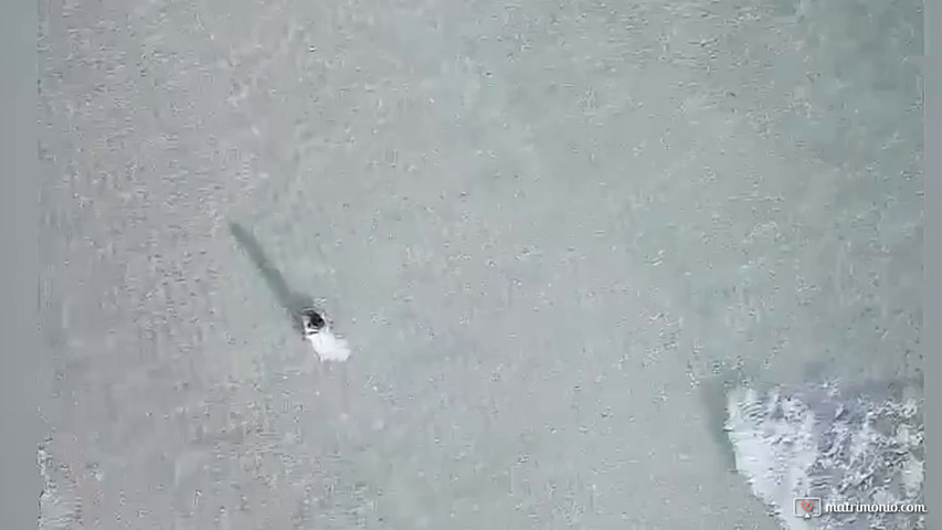 Servizio drone in spiaggia