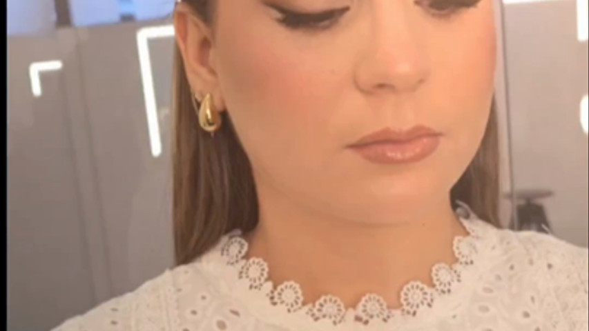 Make-up Sposa e onde morbide.