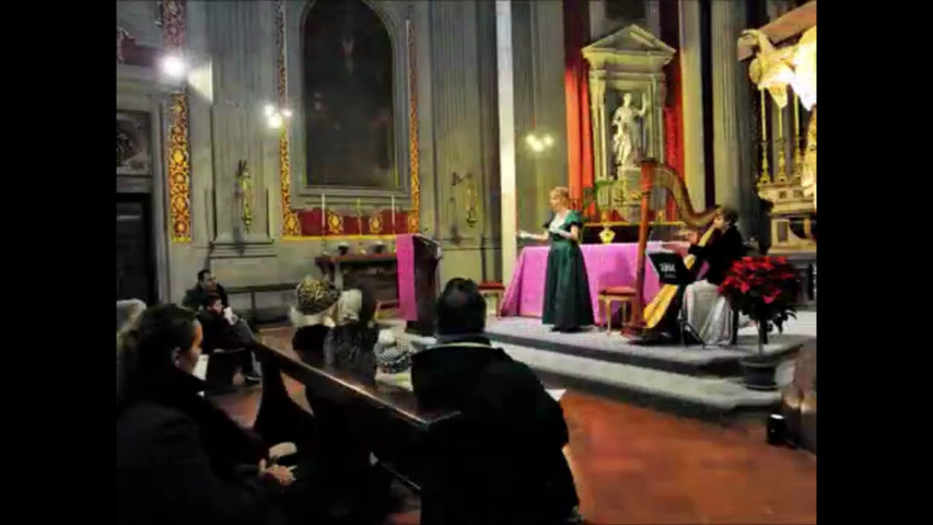 Soprano Tenore ed Arpa - Con te partiro' - San Filippo Neri Firenze