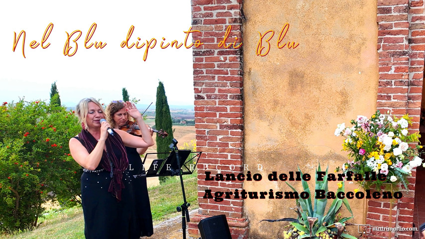 Nel blu dipinto di blu - Vocalist Eva Agriturismo Baccoleno Asciano