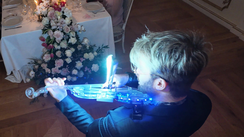 Violino Led Luminoso La_Corte_Dei_Papi