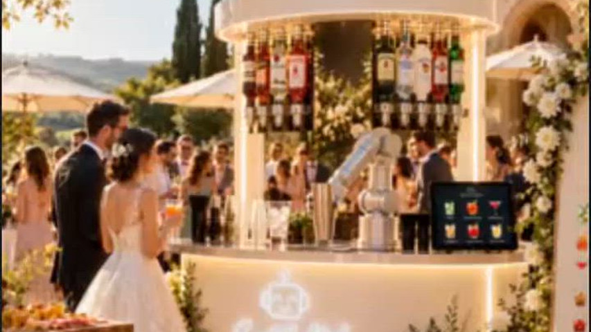 E se al vostro matrimonio i cocktail venissero preparati da un robot? 