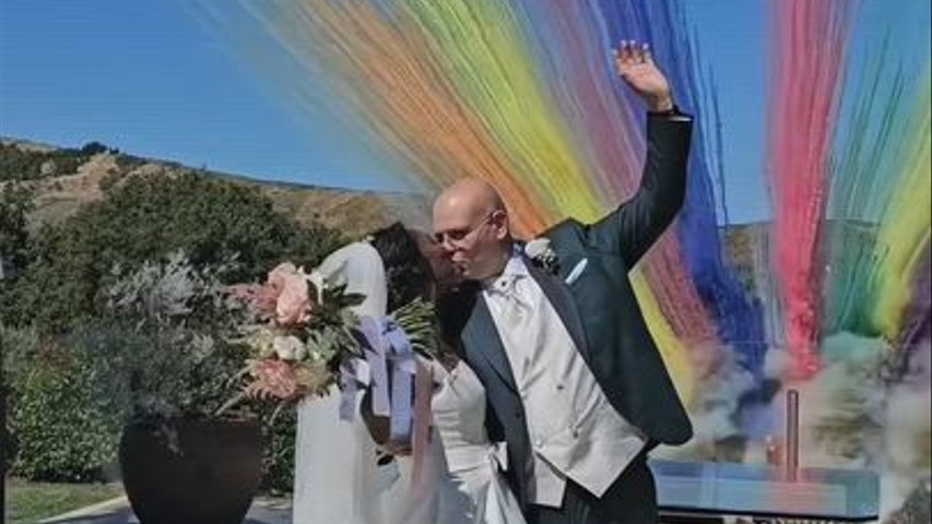 Smoke Bomb Effect (Esplosione Fumogeni Colorati) Matrimonio Abruzzo