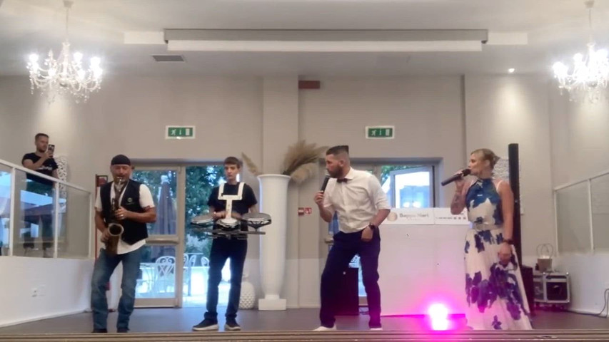 Sax Percussioni Beppe e Jessica 