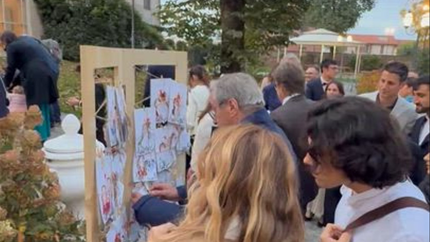 Bomboniere Live Painting