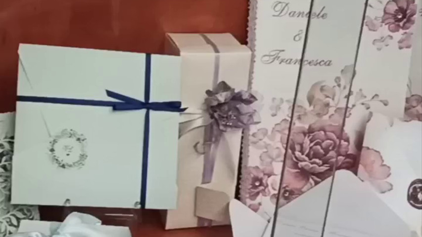 Inviti di matrimonio e coordinati cartacei