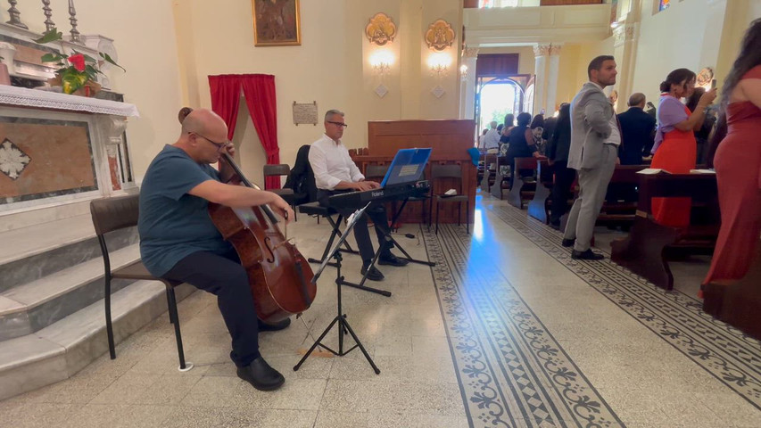  MATRIMONIO CHIESA DUO TASTIERA +VIOLONCELLOO