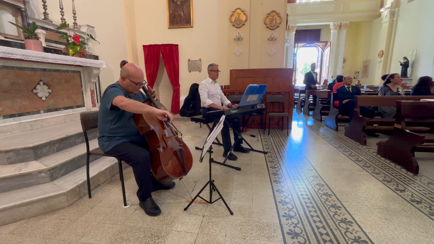 MUSICA CHIESA; TASTIERA + VIOLONCELLO