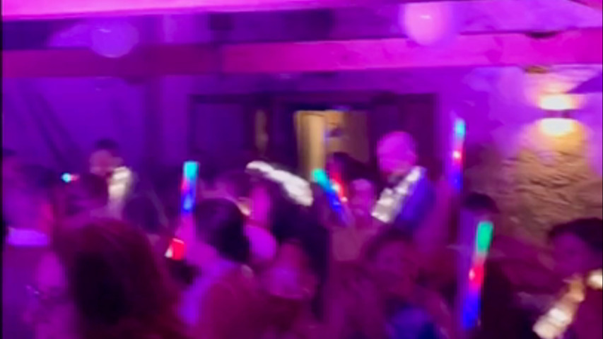 Super festa con Clienti americani