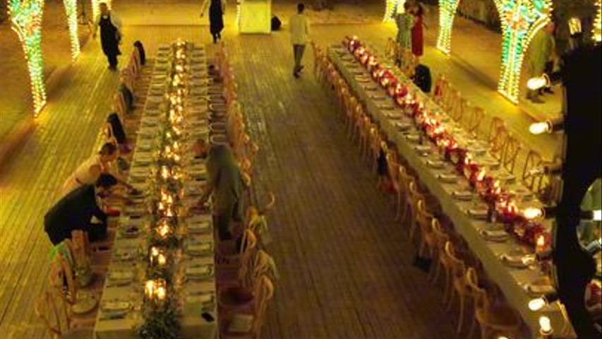 cena in pedana