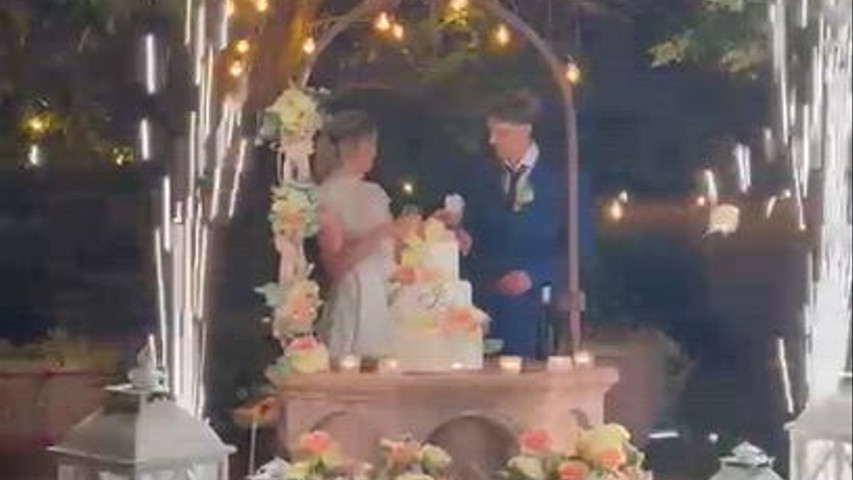 Taglio torta Ilaria e Alessio
