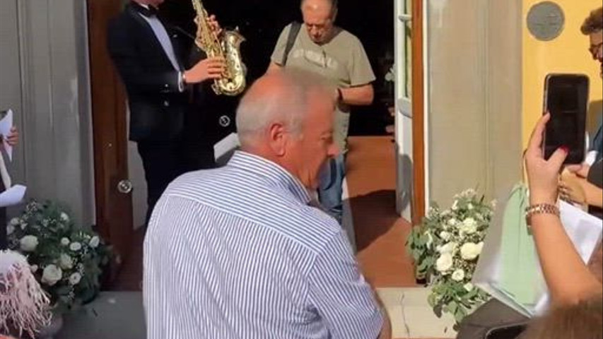Uscita sposi cerimonia 