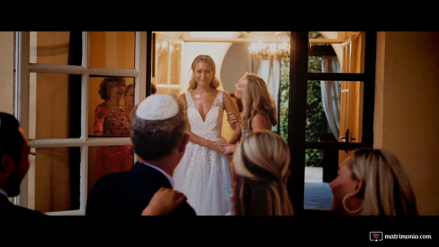 Jewish wedding at Villa Castelbarco