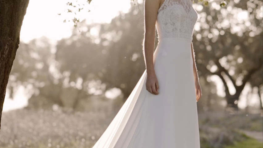 Anteprima collezione sposa Rosaclarà 2021 Mod. Amelia