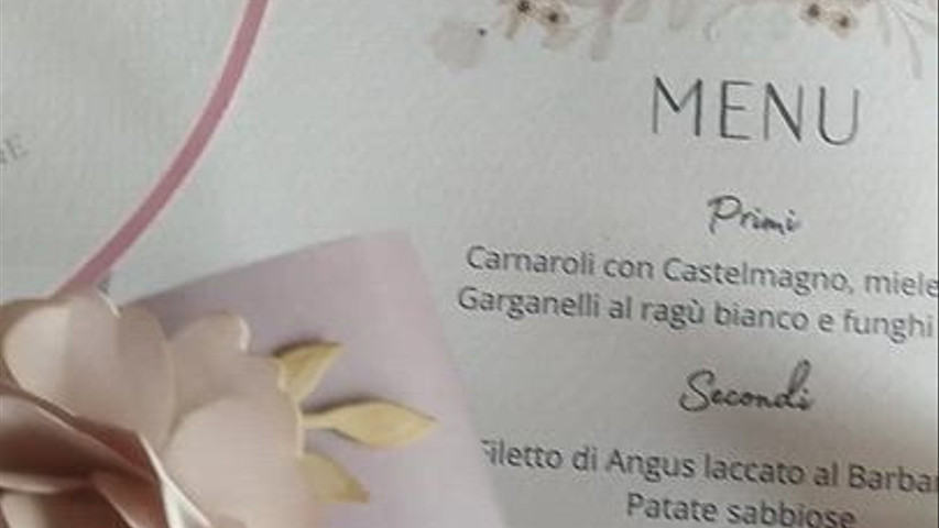 Menu e porta tovaglioli coordinati