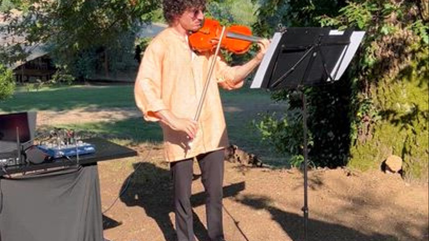 Sound check violino