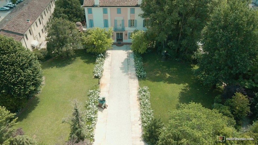 Villa Manfredini - panoramica aerea