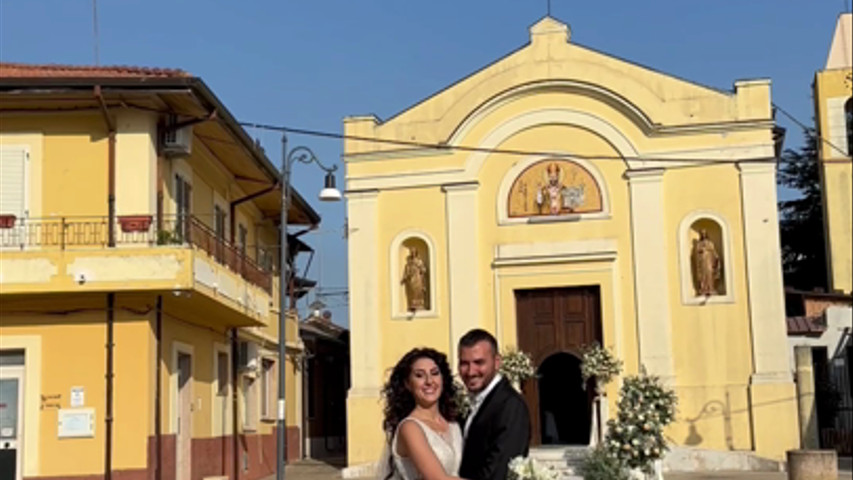 Fuochi di giorno uscita dalla chiesa 