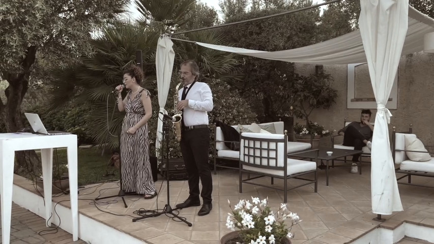 Musica - Matrimonio - Bluemode Wedding - Postazione Beverage - Voce e sax