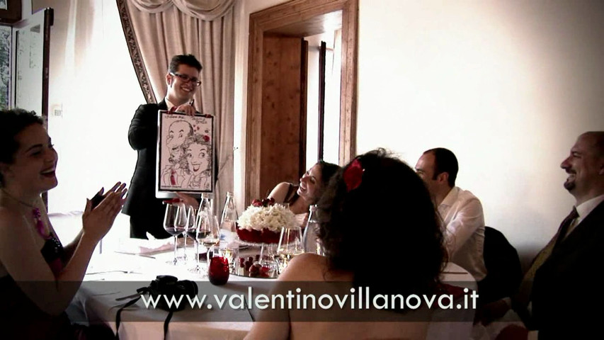 Valentino caricaturista 