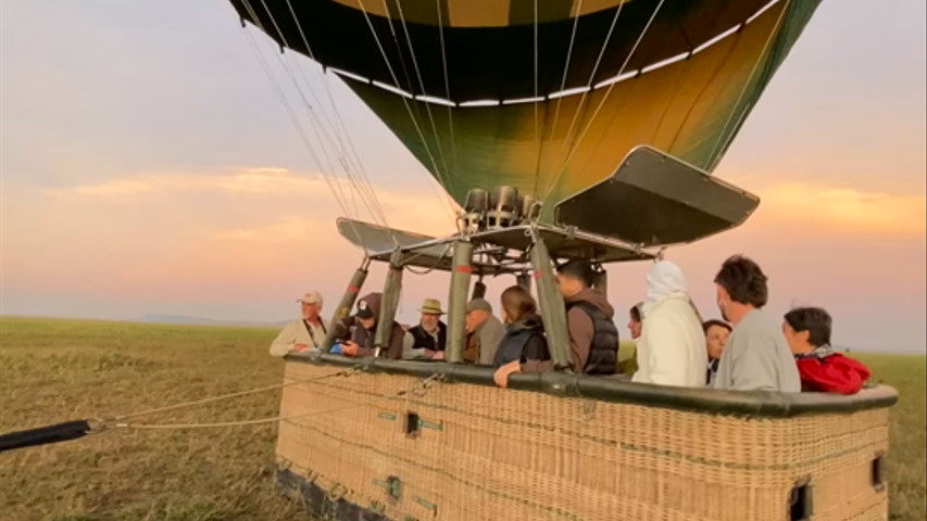 Mongolfiera in Tanzania