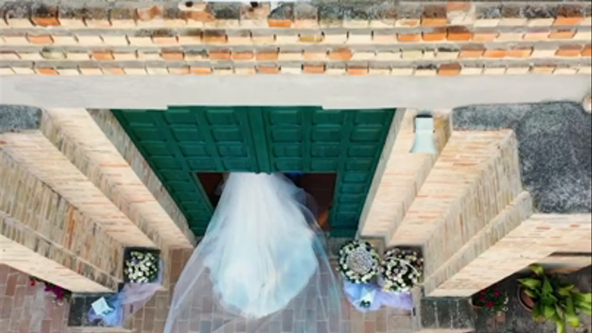 Matrimonio con drone 