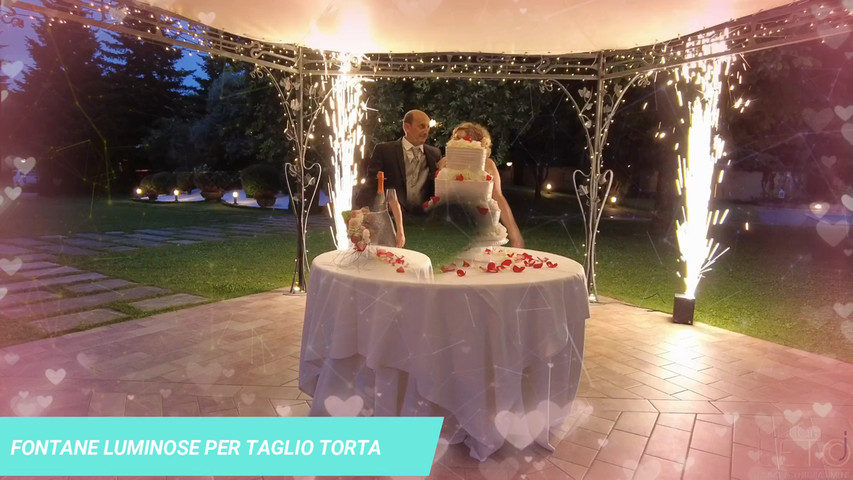 Scenografie per il taglio torta