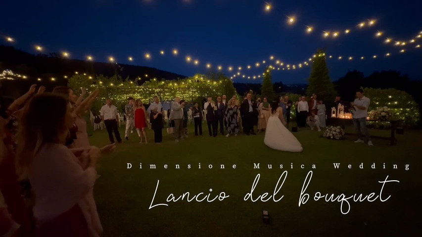 Lancio del bouquet