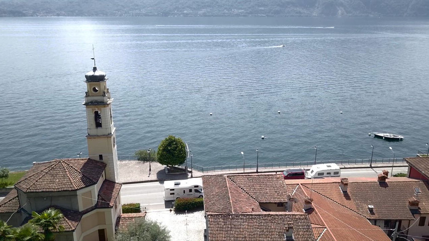 Drone vista lago