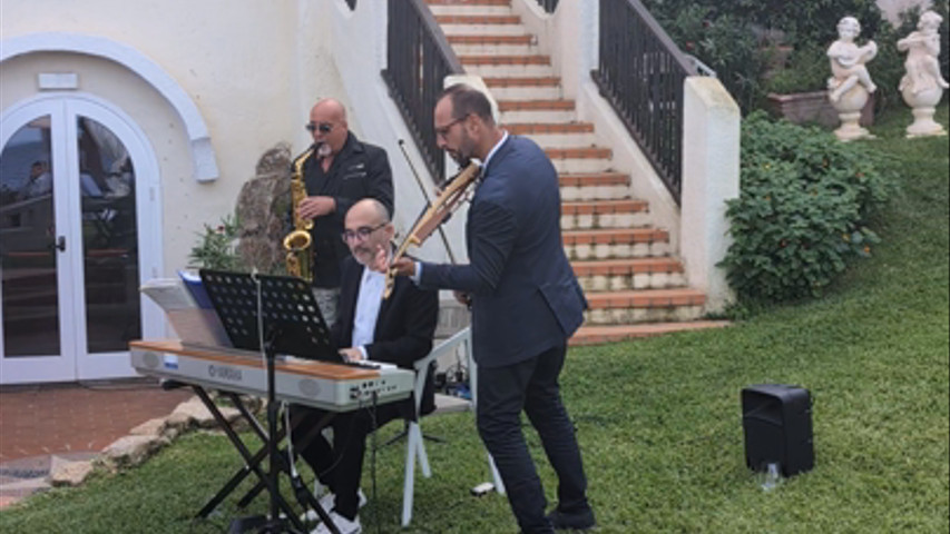 Aperitivo con Sax piano e violino 